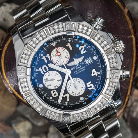 diamond breitling watch|diamond breitling watches for men.